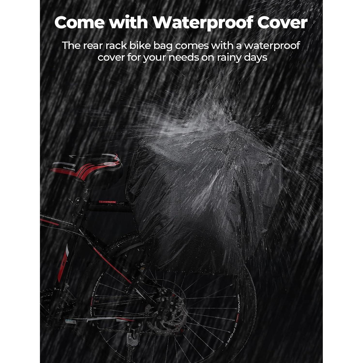 Bolsa de Bicicleta KEMIMOTO 40L con Cubierta Impermeable