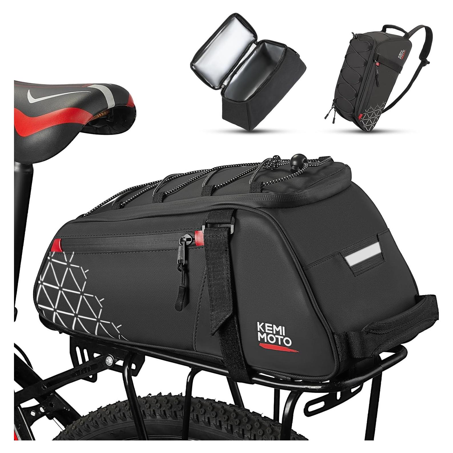 Bolsa de Bicicleta KEMIMOTO 8L con Bolsa Térmica 6L Resistente