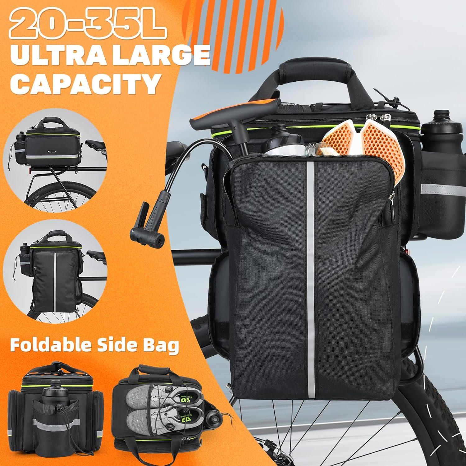 Bolsa de Almacenamiento para Bicicleta West Biking 35L Impermeable