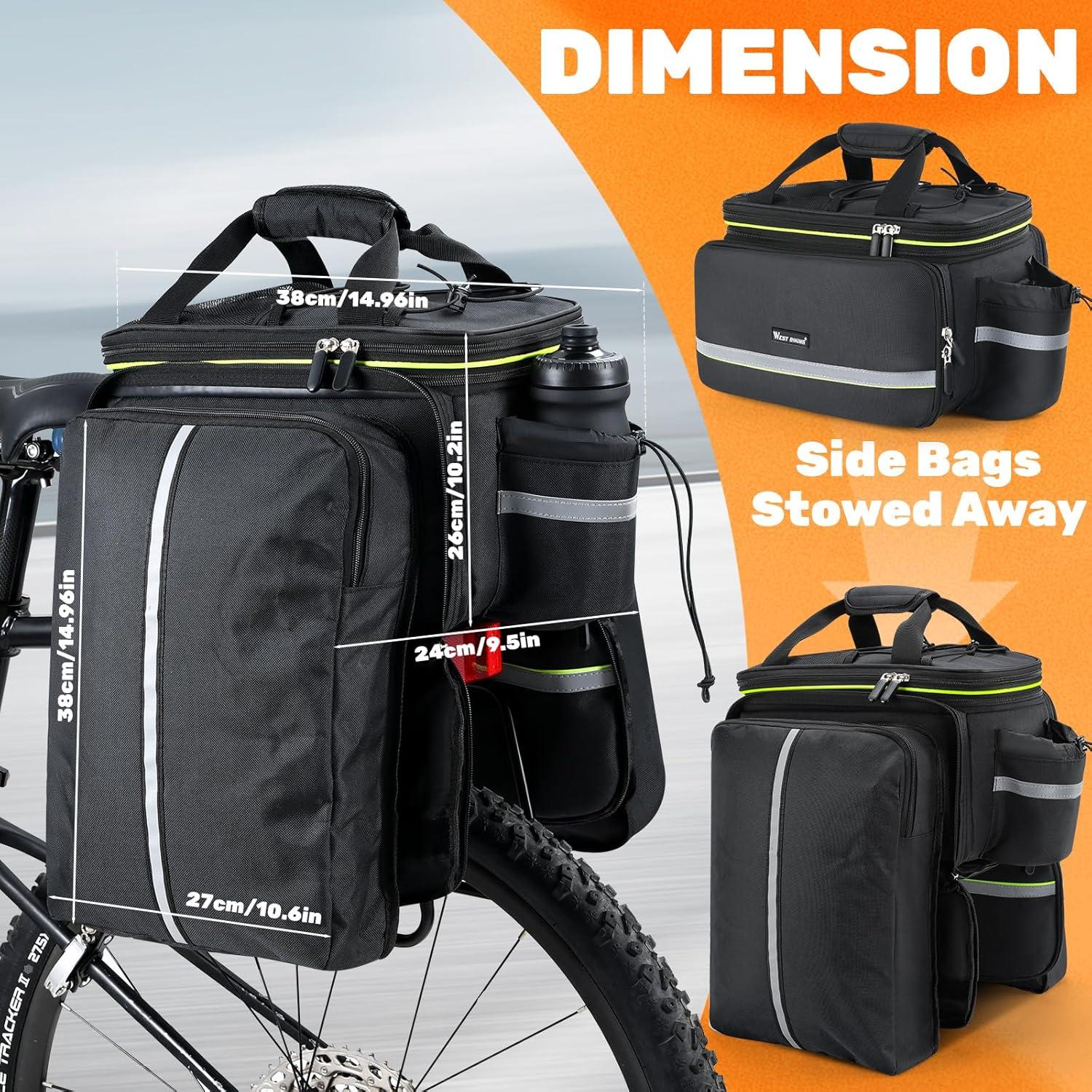 Bolsa de Almacenamiento para Bicicleta West Biking 35L Impermeable