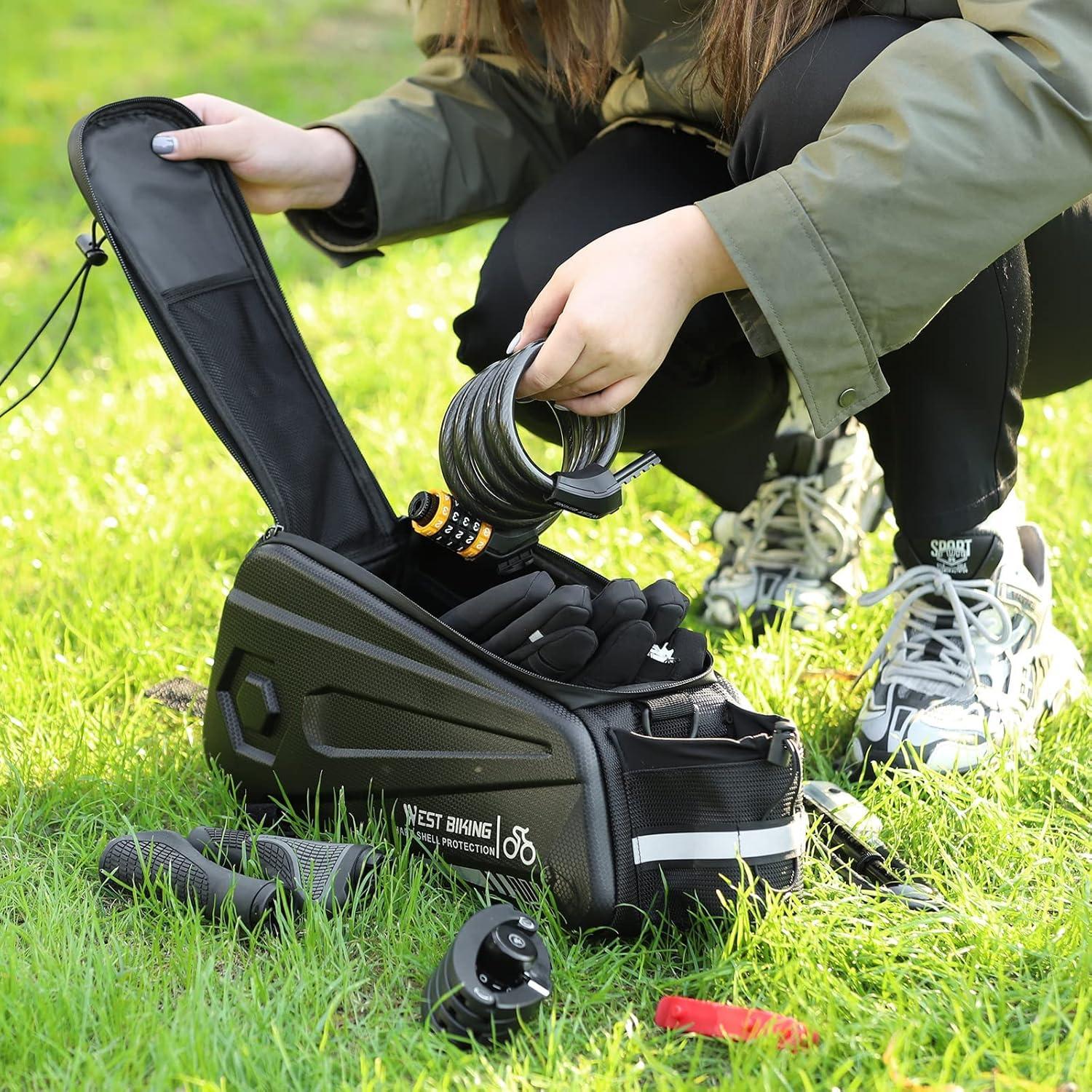 Bolsa Trasera para Bicicleta West Biking 8.6L Impermeable