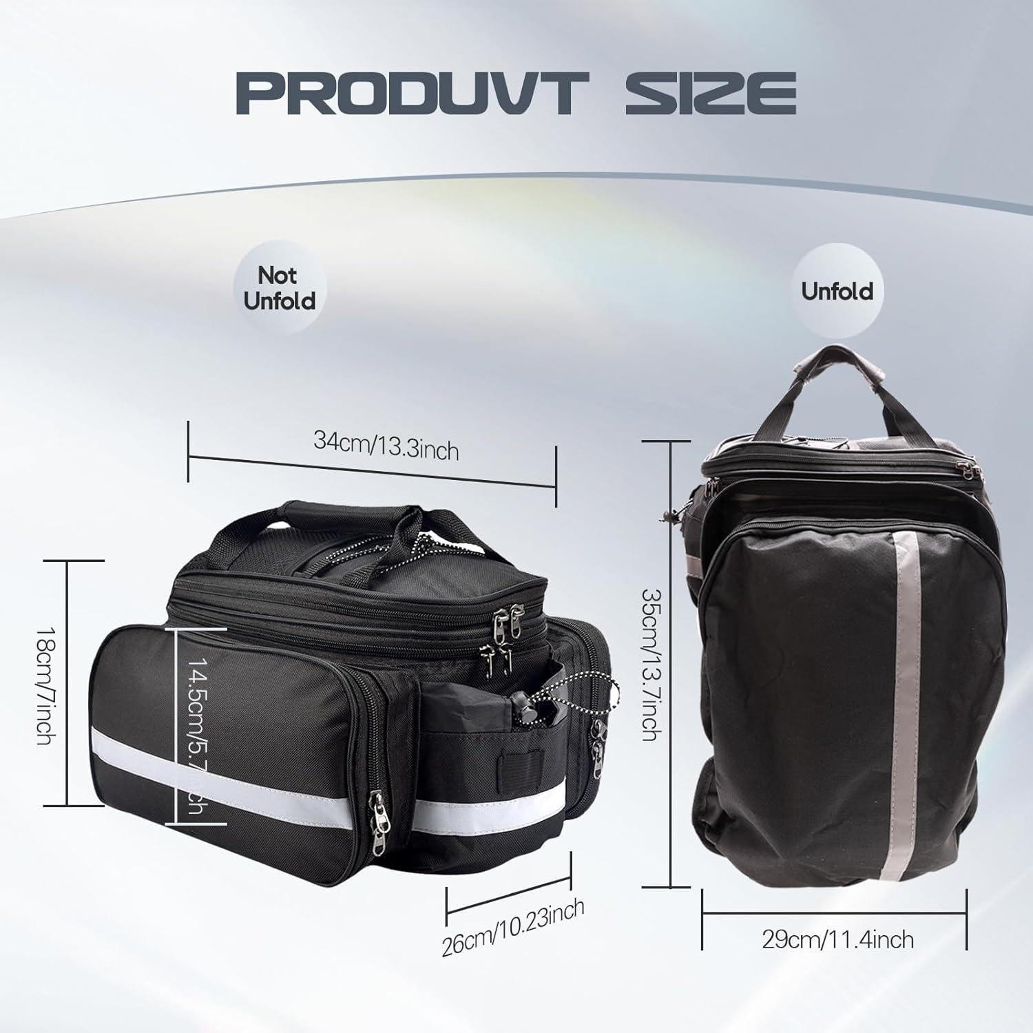 Bolsa trasera para portabicicletas Coolrunner 27L impermeable