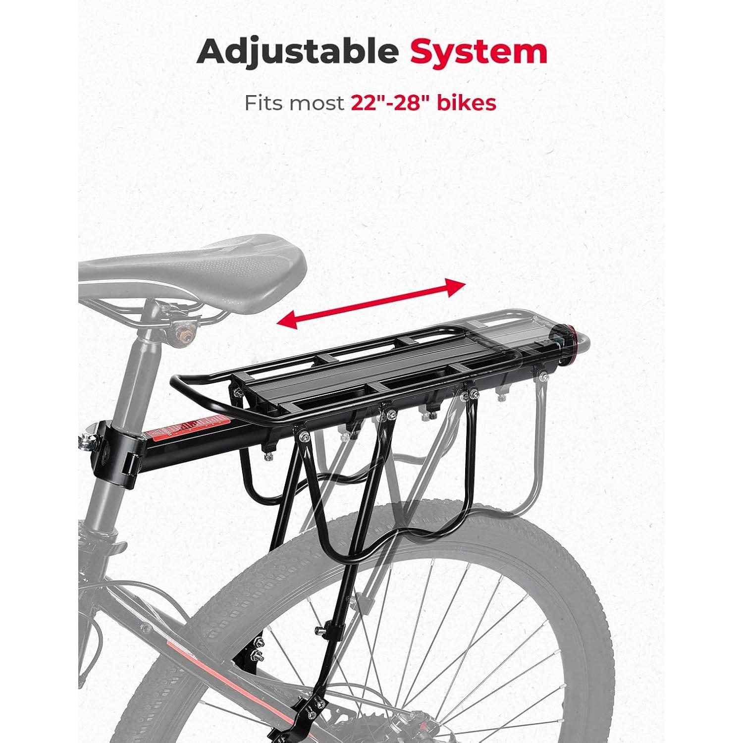 Soporte Trasero para Bicicleta KEMIMOTO Aluminio 220 lbs