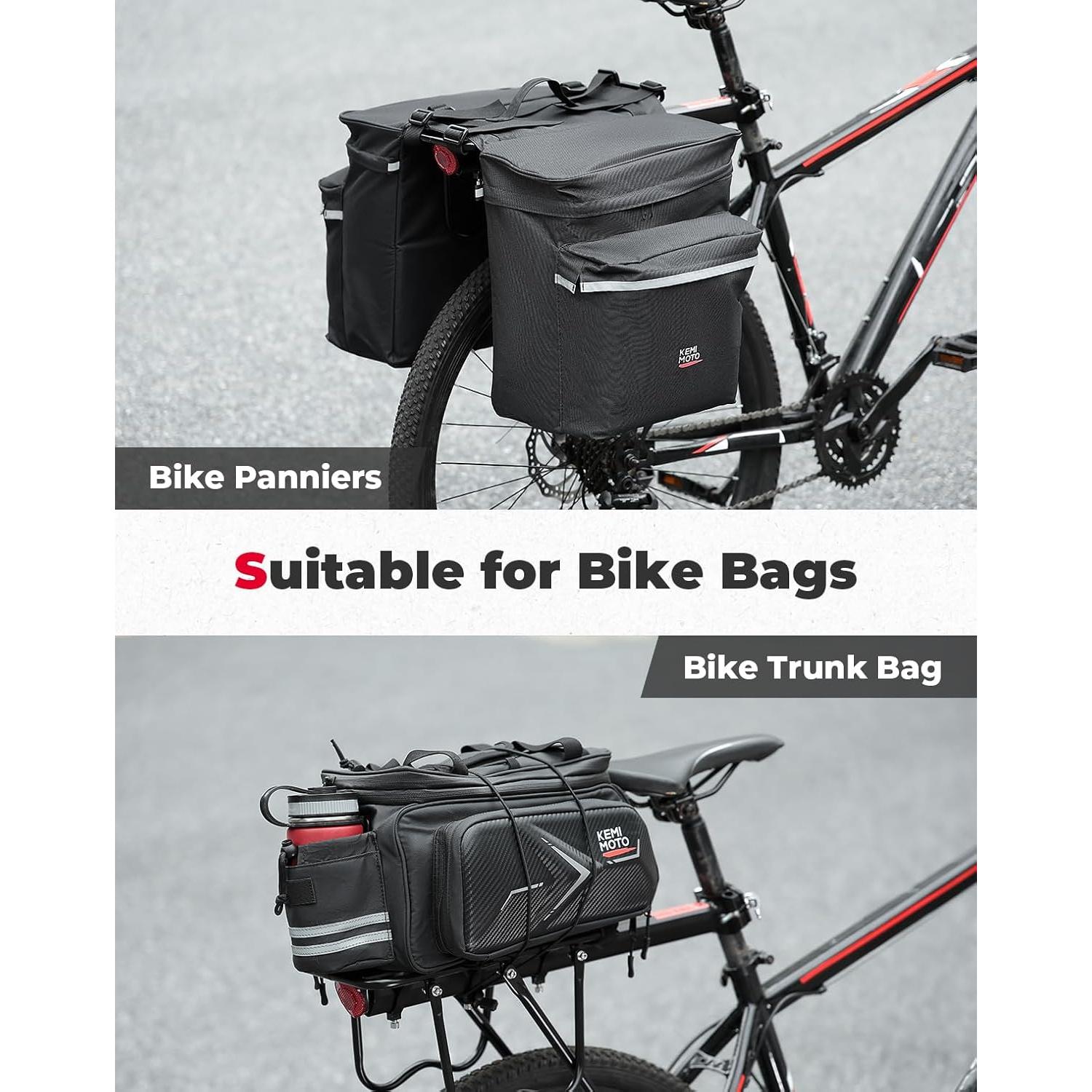 Soporte Trasero para Bicicleta KEMIMOTO Aluminio 220 lbs