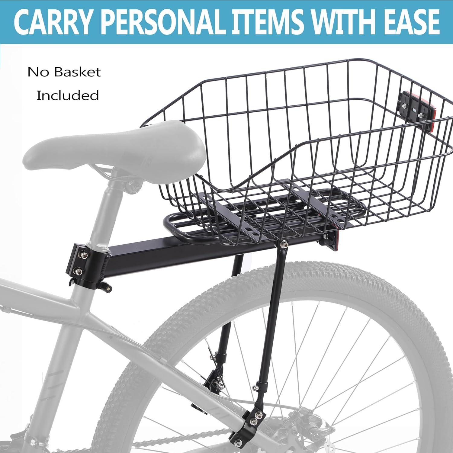 Portabicicletas Trasero YONTUO BCR13 Aluminio 50kg Negro