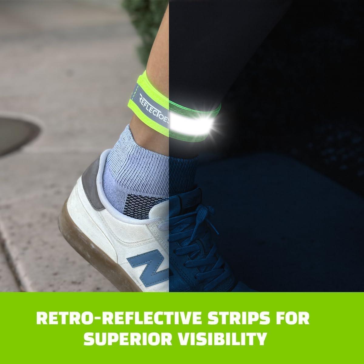 Bandas Reflectantes Ajustables ReflecToes - Seguridad 360°