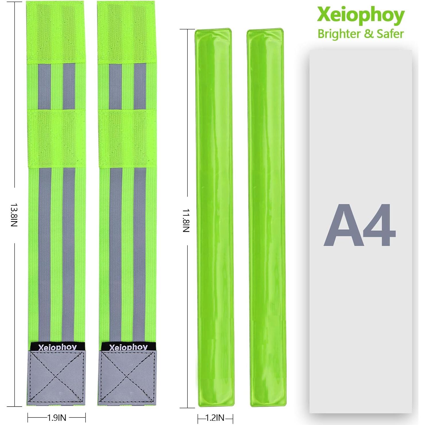 Bandas Reflectantes Xeiophoy para Correr y Caminar - 6 PCS