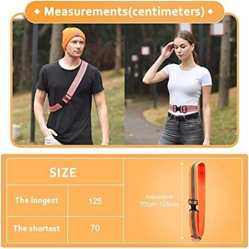 Cinturón Reflectante A-SAFETY Ajustable - Alta Visibilidad