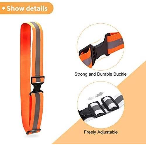 Cinturón Reflectante A-SAFETY Ajustable - Alta Visibilidad