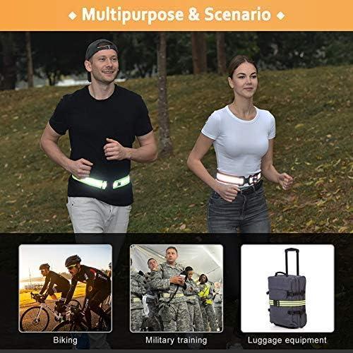 Cinturón Reflectante A-SAFETY Ajustable - Alta Visibilidad