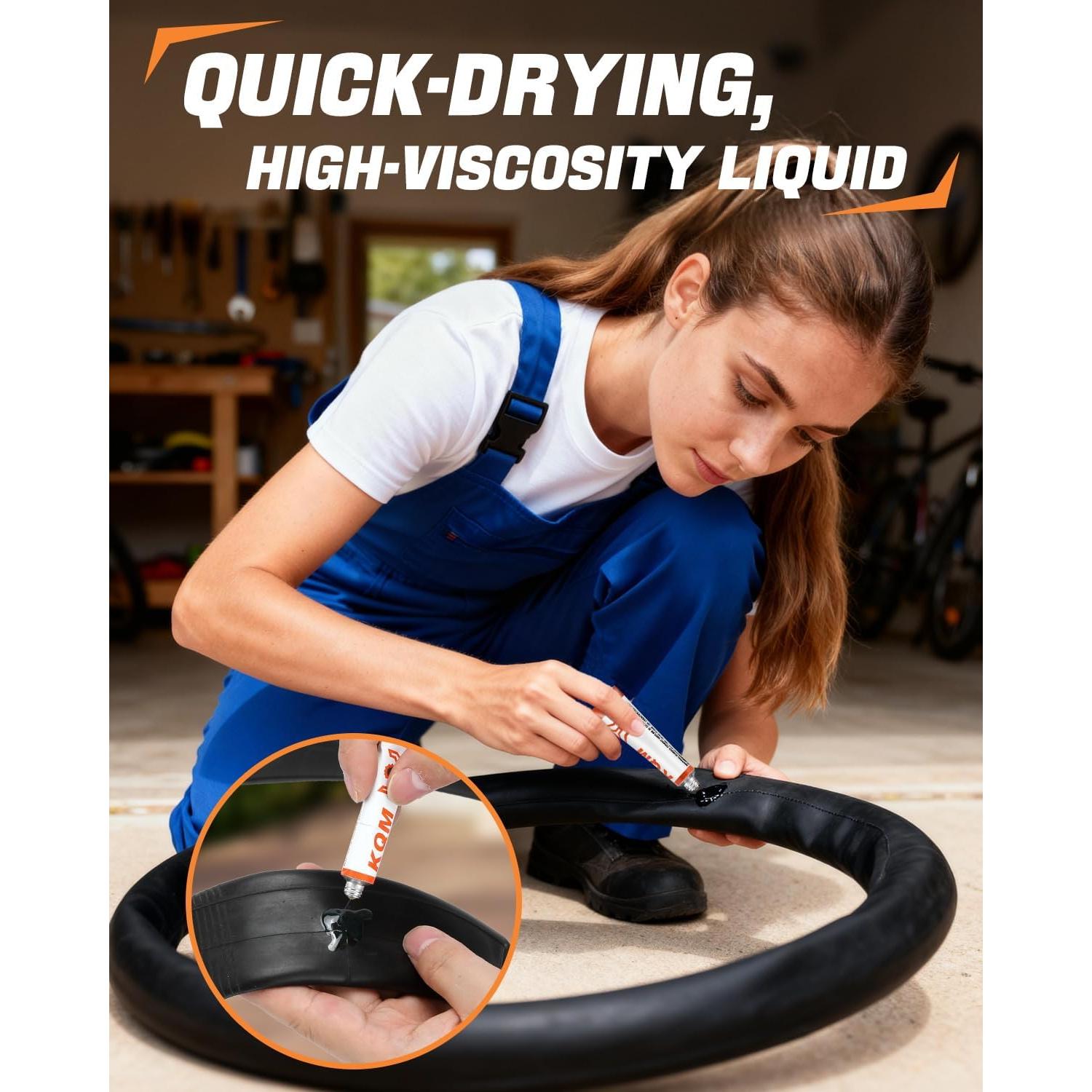 Kit de Reparación de Neumáticos de Bicicleta YangGien 36 Piezas