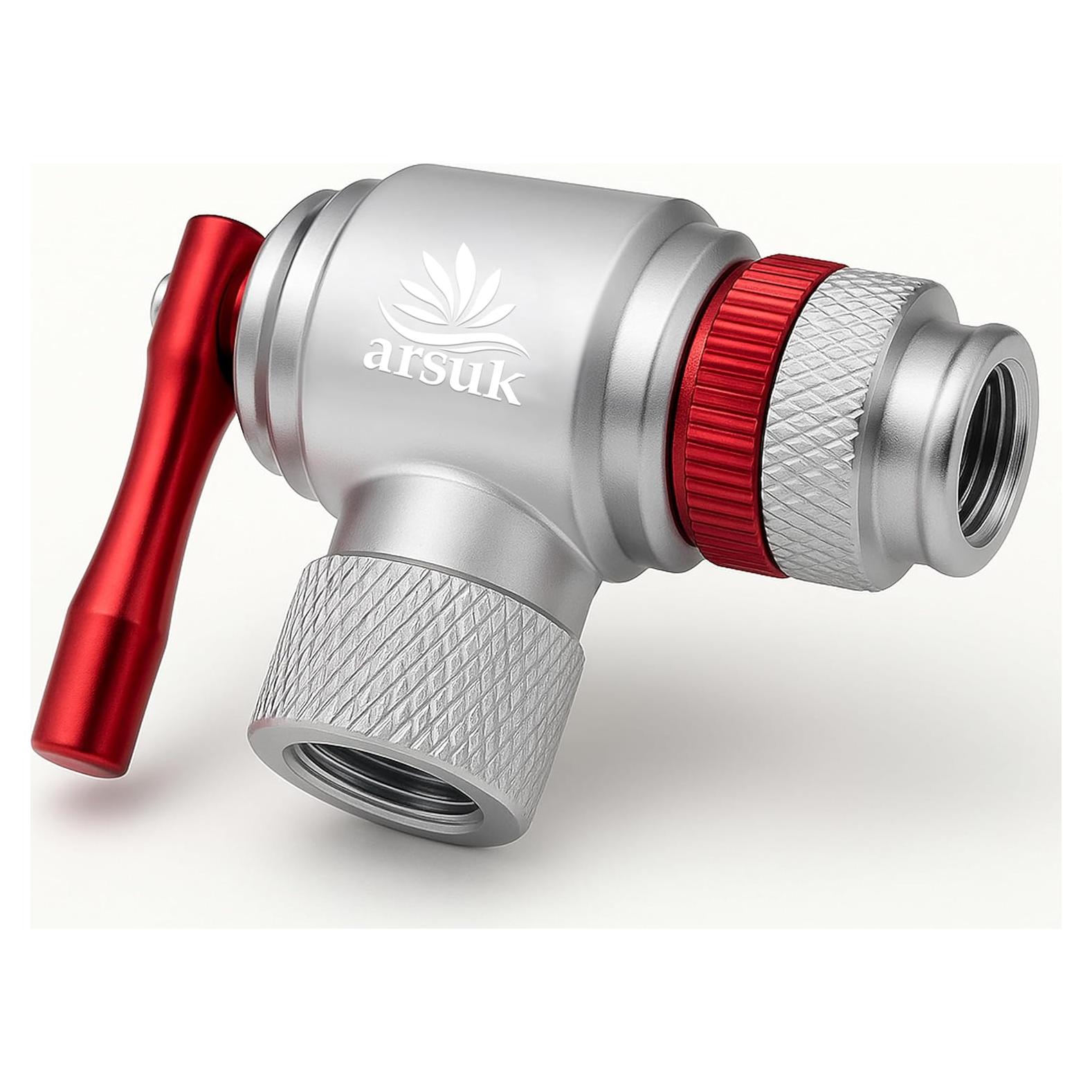 Inflador de Neumáticos CO2 ARSUK Mini para Bicicleta - Compatible con Presta y Schrader