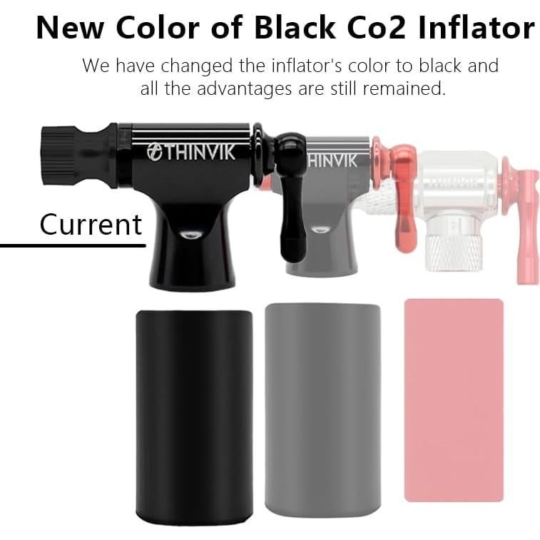 Kit Inflador CO2 Thinvik con 4 Cartuchos de 16g y Funda