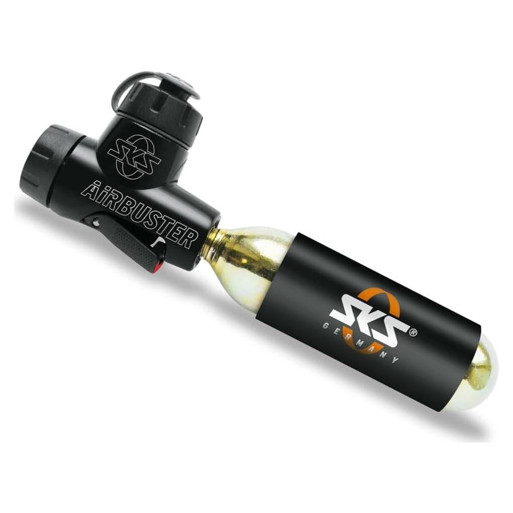 Inflador de Neumáticos de Bicicleta CO2 SKS Airbuster Negro