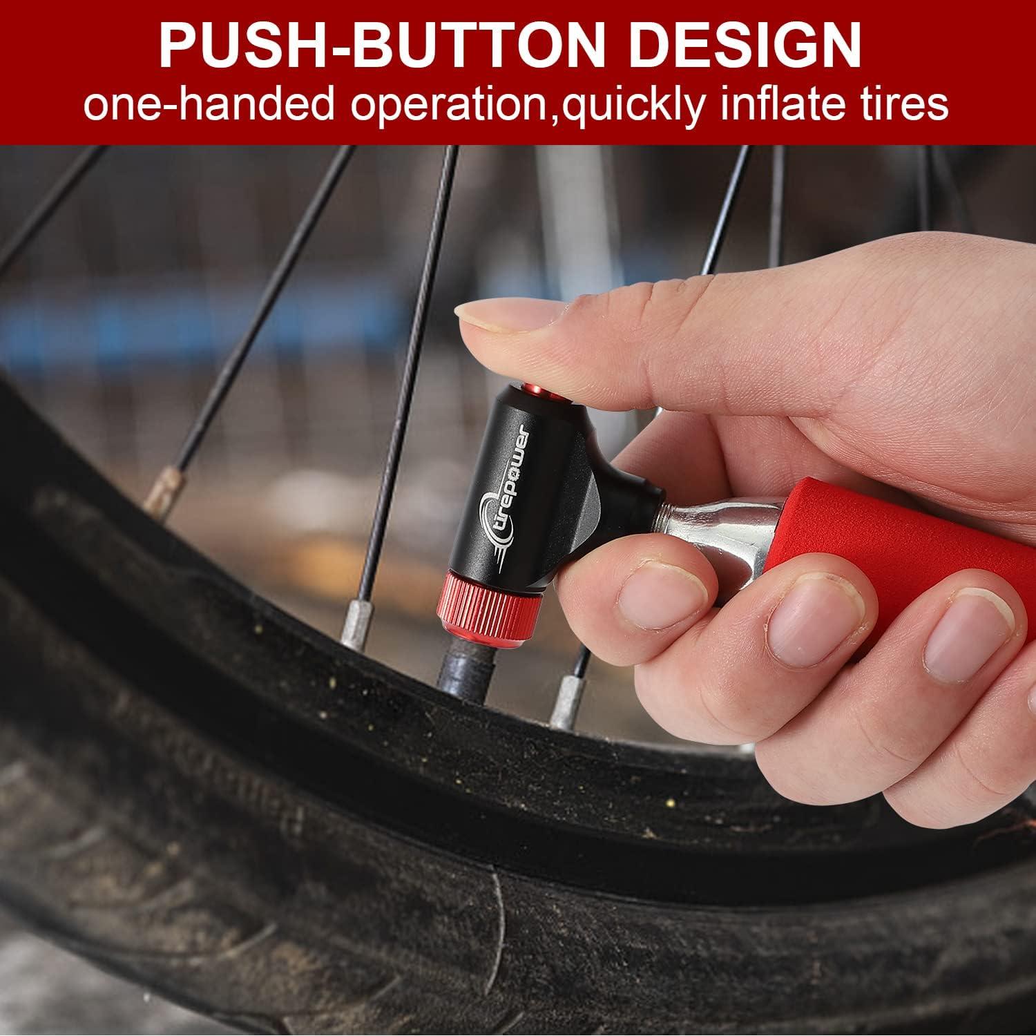 Inflador de Neumáticos de Bicicleta CO2 Ctrepower + 6 Cartuchos