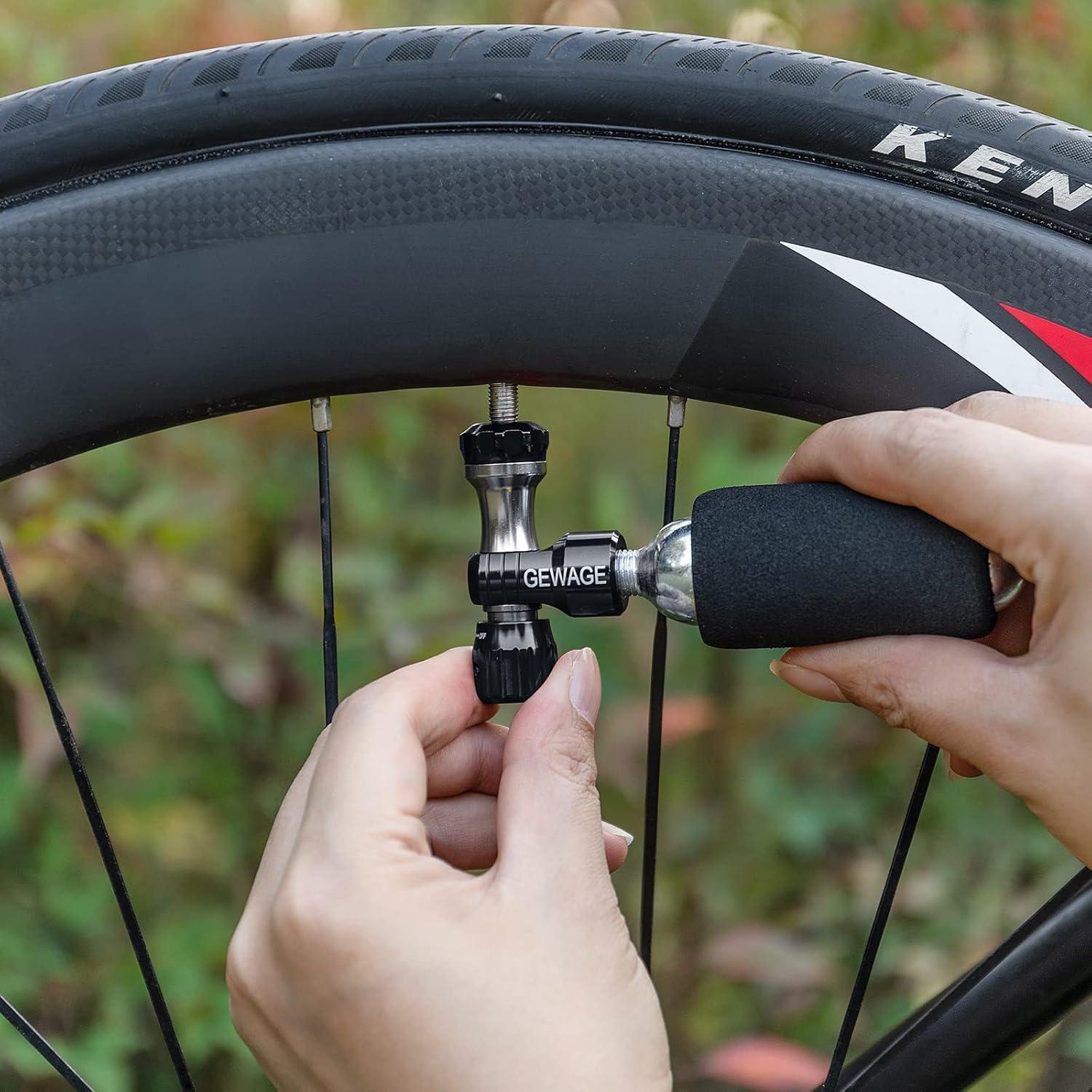 Inflador de CO2 GEWAGE CP-0046 con 4 cartuchos de 16g