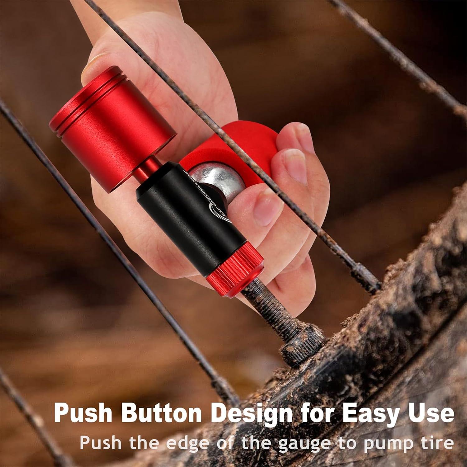 Inflador de Neumáticos CO2 Ctrepower con Manómetro 16g