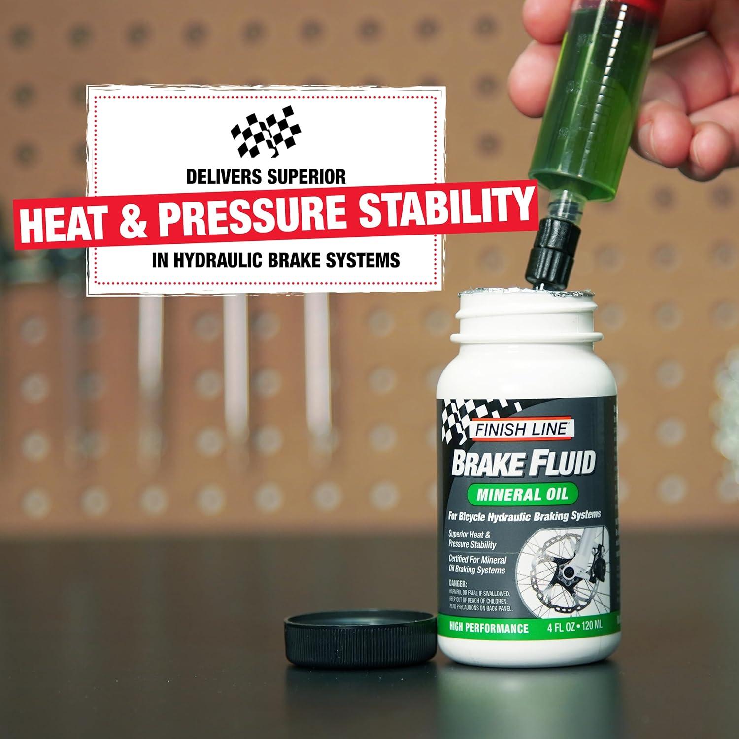 Finish Line Aceite Mineral para Frenos de Bicicleta 118 ml