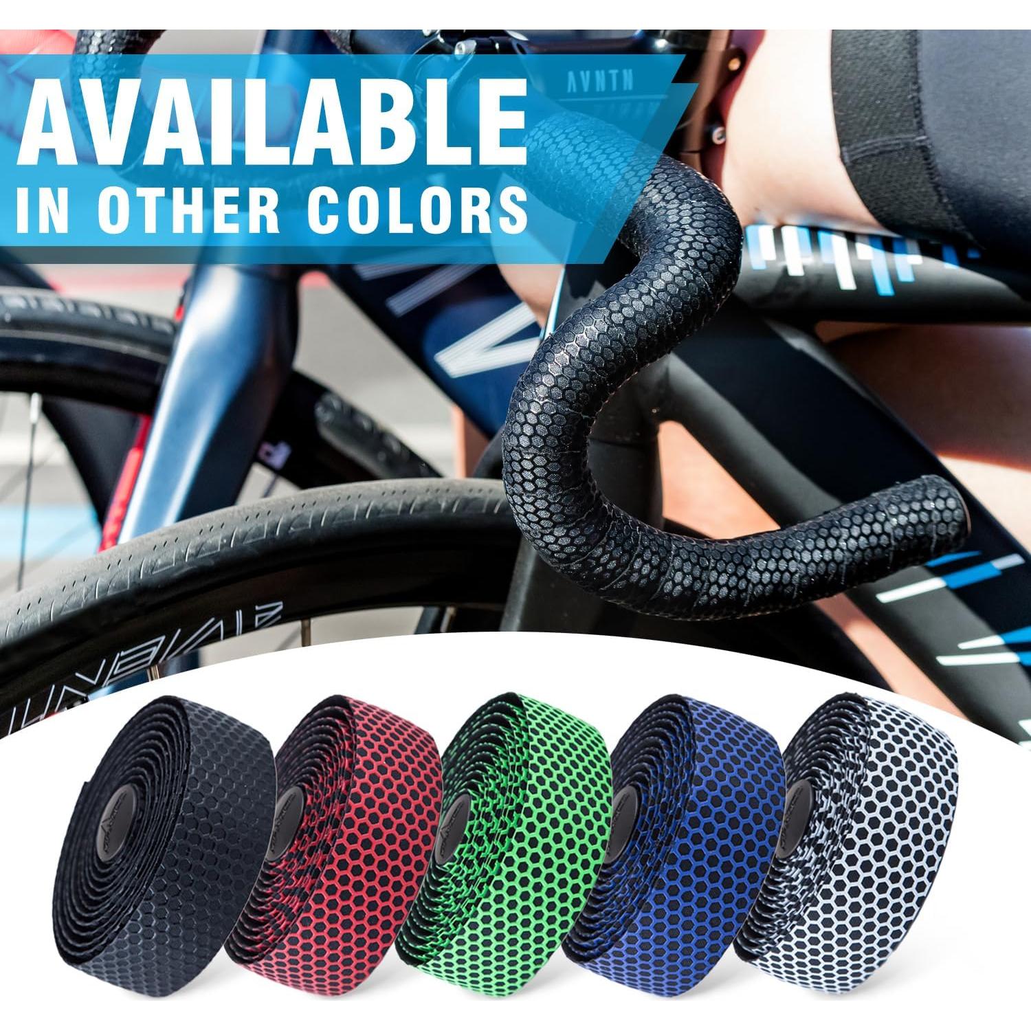 Cinta de Manillar MARQUE Hex Rojo 210cm Silicona y EVA