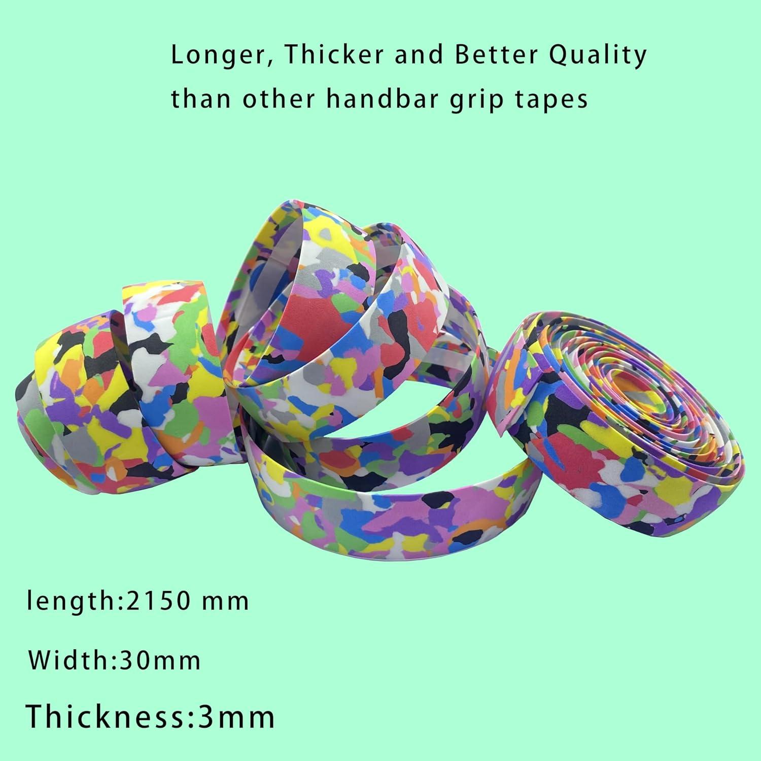 Cinta de Manillar para Bicicleta TIANXON EVA Multicolor 2150mm