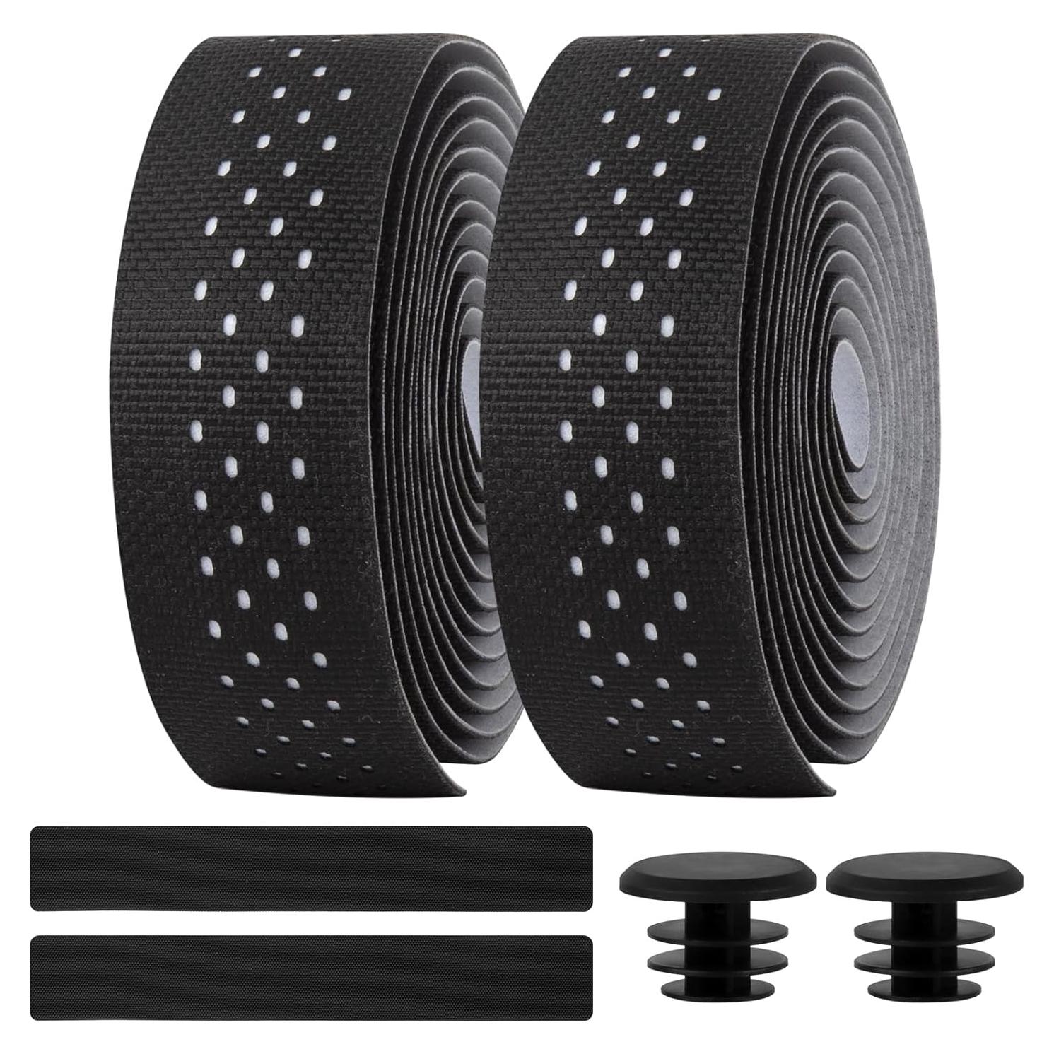 Cinta de Manillar de Bicicleta Golesh Negra 2.05m Antideslizante