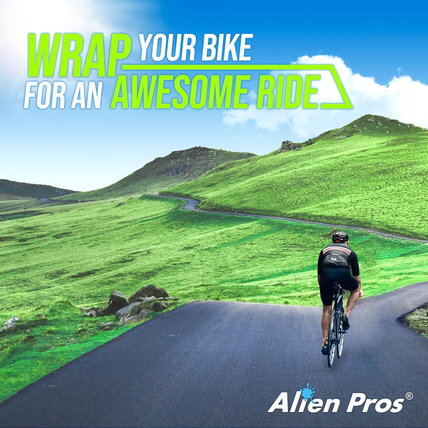 Cinta de Manillar de Bicicleta Alien Pros Chameleon Dorado - Juego de 2