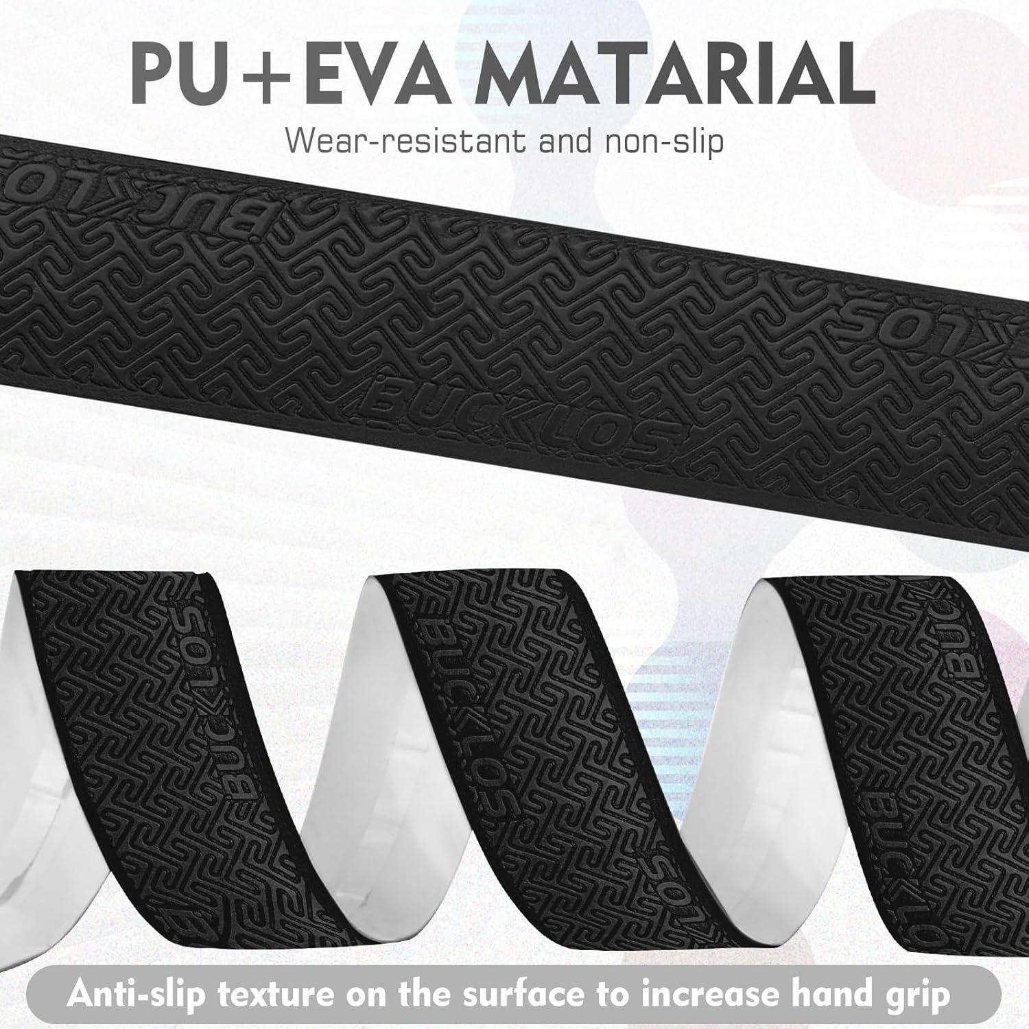 Cinta de Manillar BUCKLOS 2.2m EVA Antideslizante Negra