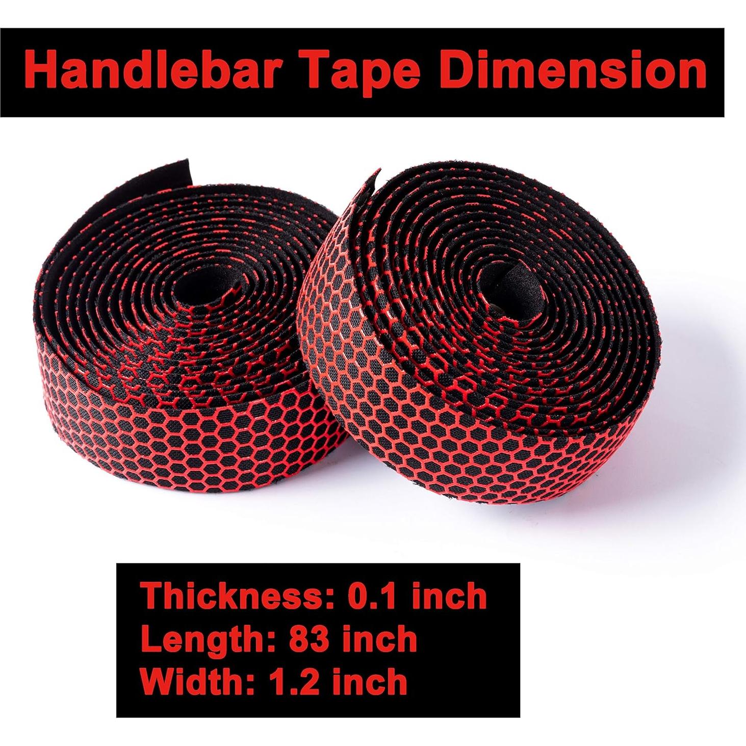Cintas de Manillar de Bicicleta Homelae 2 Rollos EVA Rojo