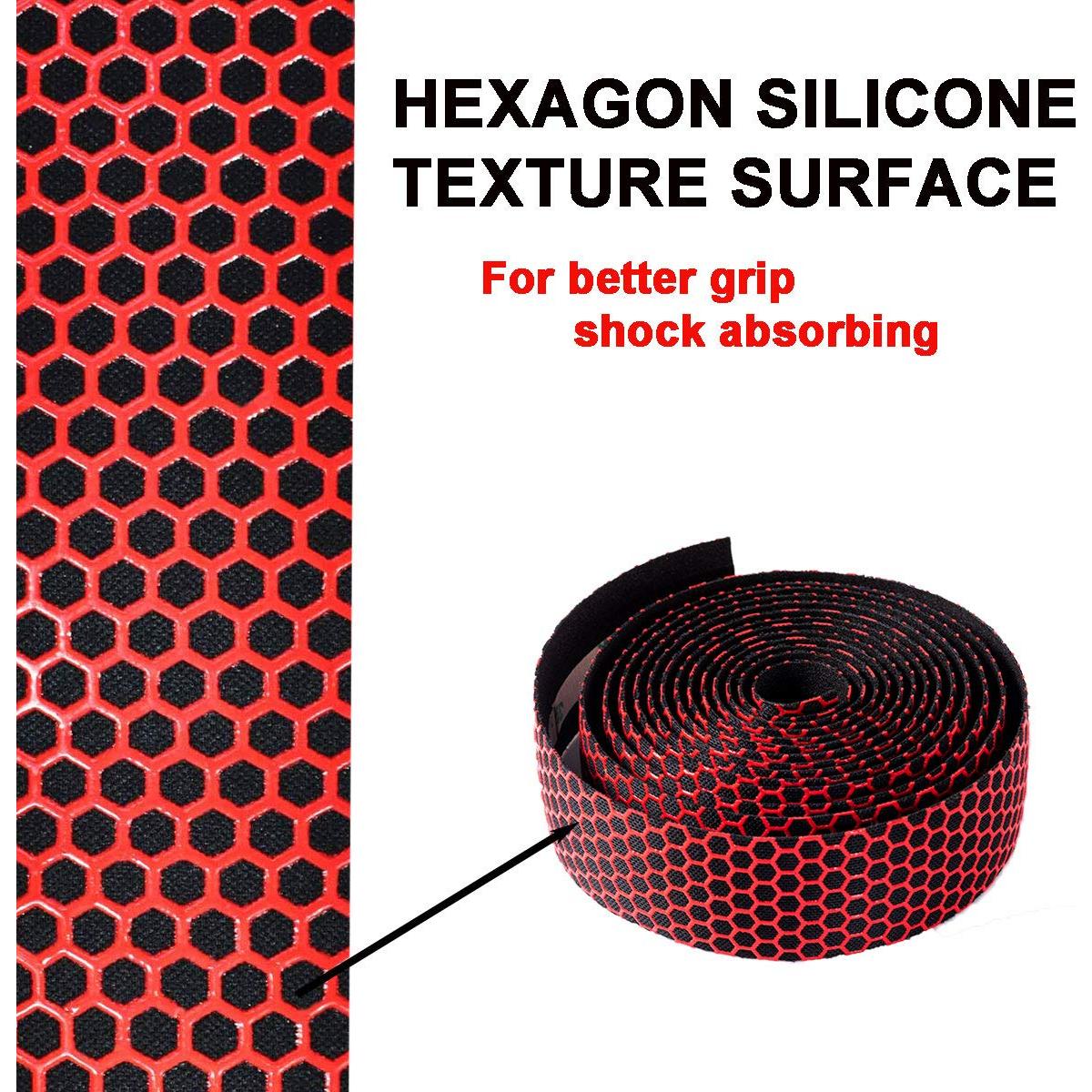 Cintas de Manillar de Bicicleta Homelae 2 Rollos EVA Rojo