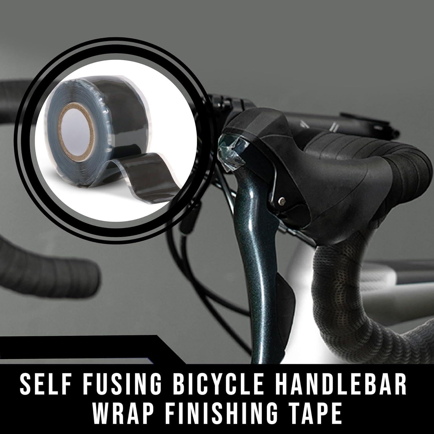 Cinta para Manillar de Bicicleta Domain Cycling - 3.05m Negra