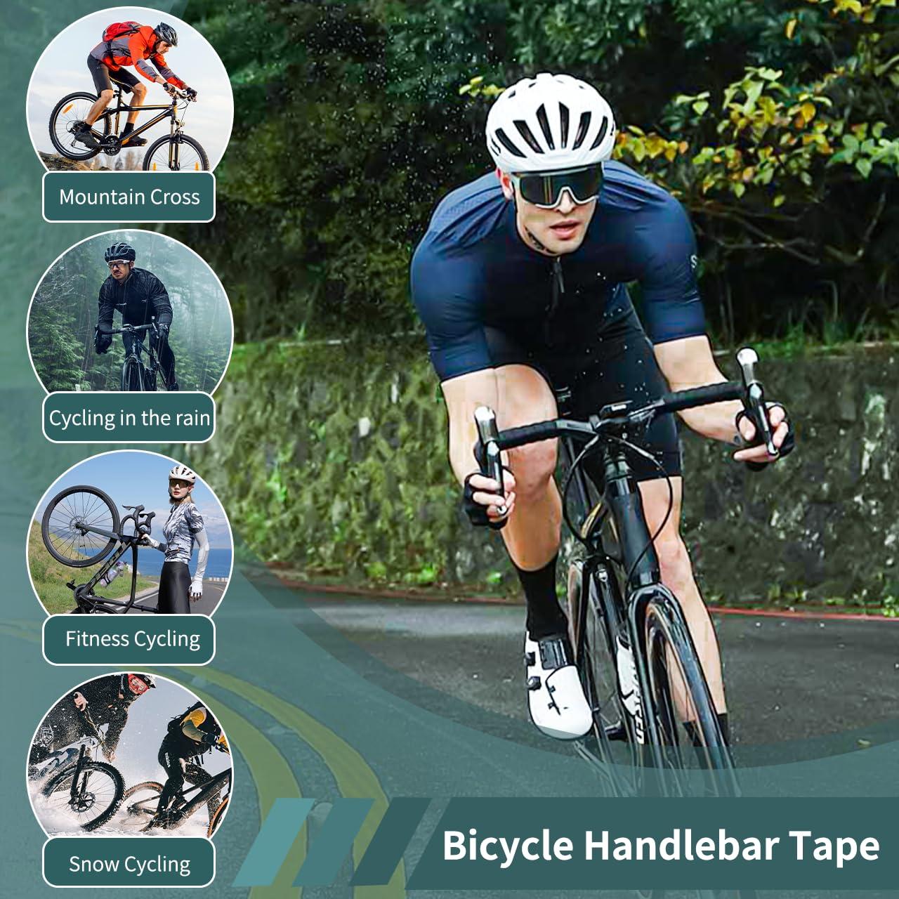 Cinta de Manillar de Bicicleta ZoiNavyer Patrón Carbono 2 Rollos