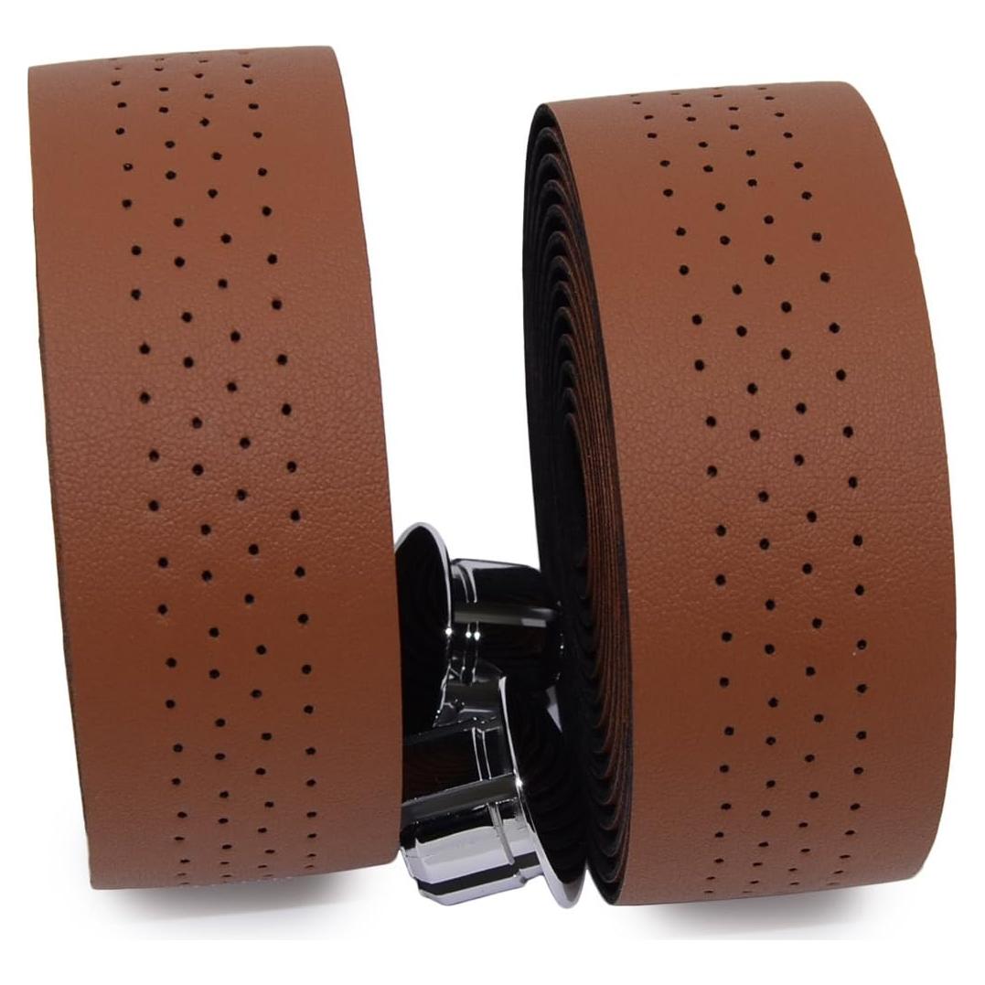 Cinta de Manillar KINGOU de Cuero PU para Bicicleta 200 cm