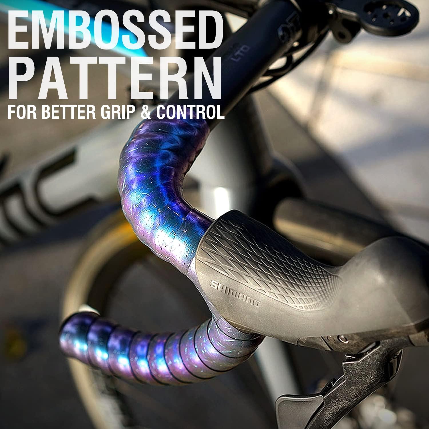 Cinta de Manillar Pro Bike MARQUE - 210cm, Acolchada y Adhesiva