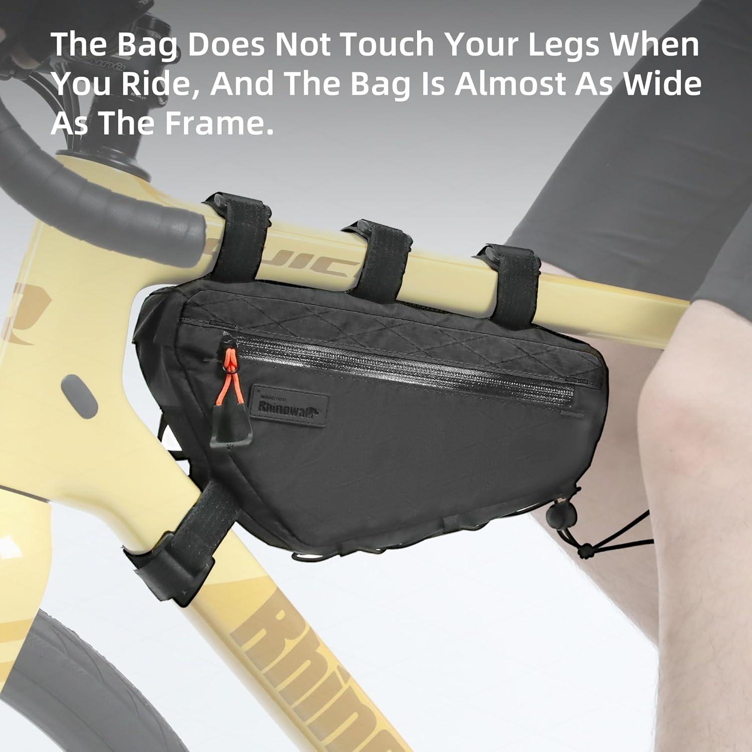 Bolsa de Marco de Bicicleta Abamita BHD0016 1.7L Negra