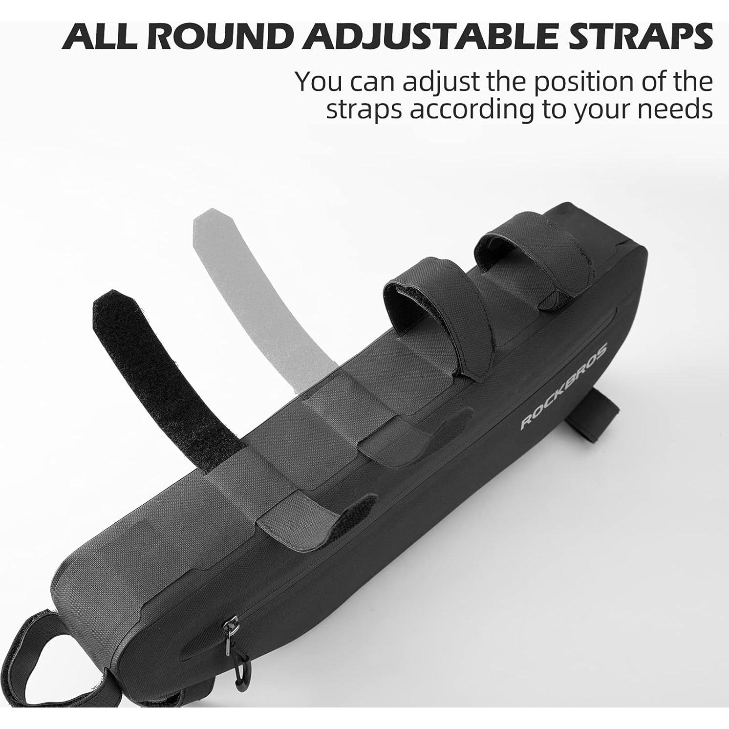 Bolsa de Marco de Bicicleta ROCKBROS 3L Impermeable Negra