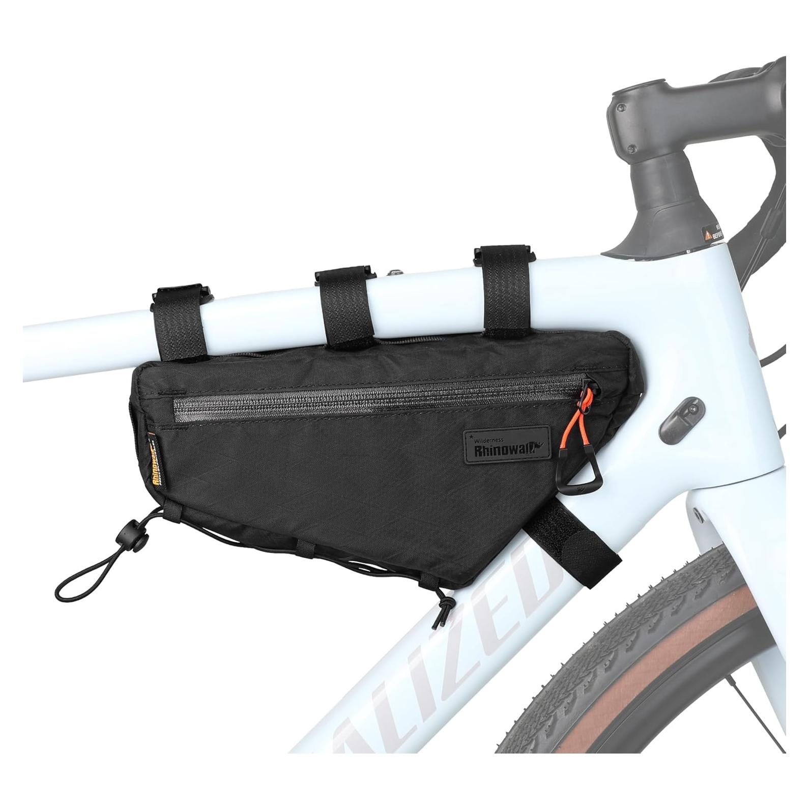 Bolsa de Marco Frontal Rhinowalk 1.7L Impermeable Nylon Negro