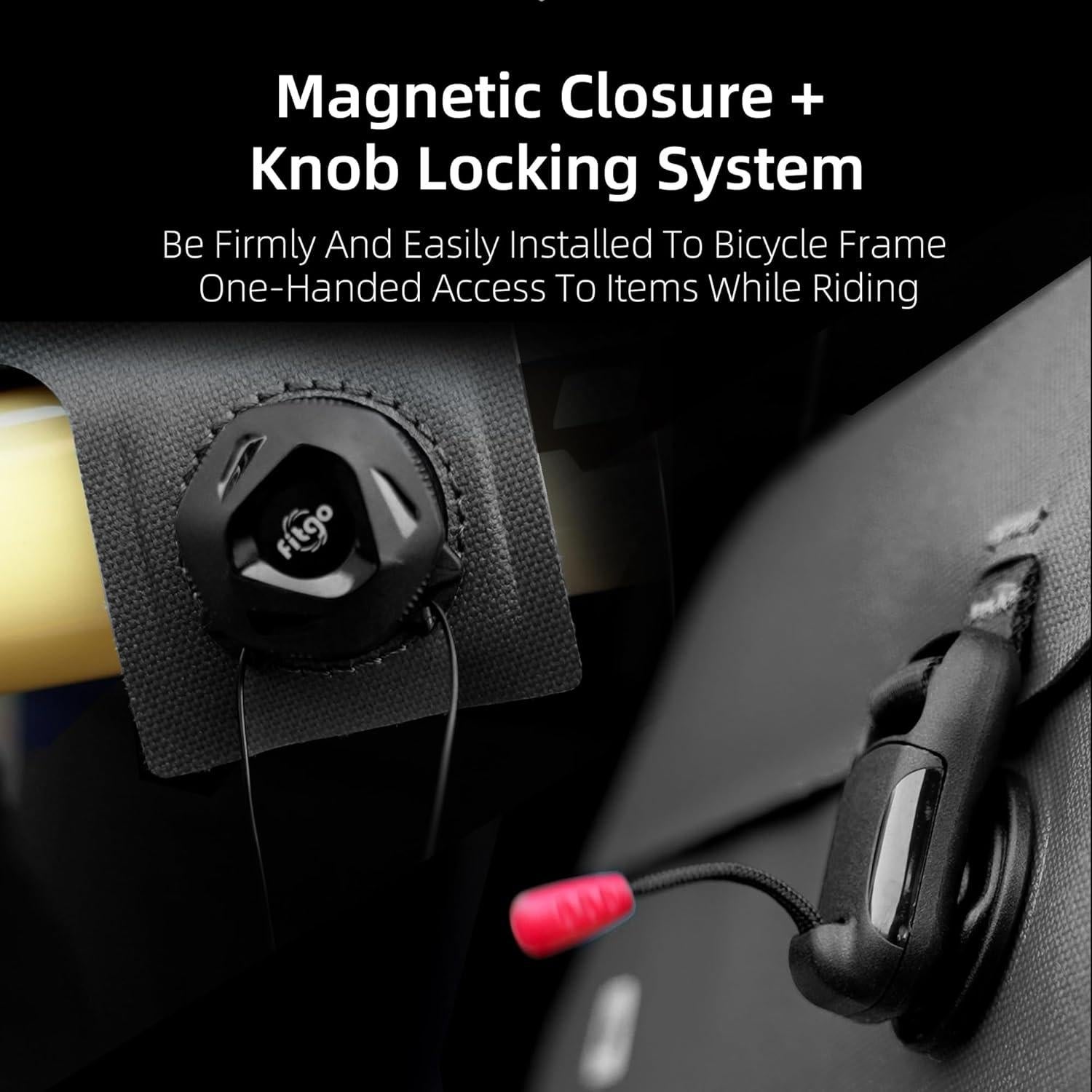 Bolsa de Marco para Bicicleta Rhinowalk Yk33bla Impermeable