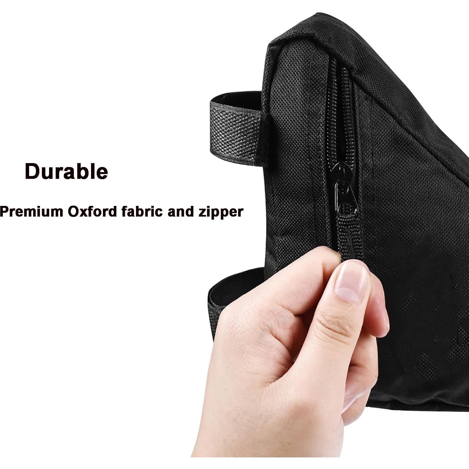 Bolsa de Marco de Bicicleta COTOUXKER Pequeña Negra 0.059 kg