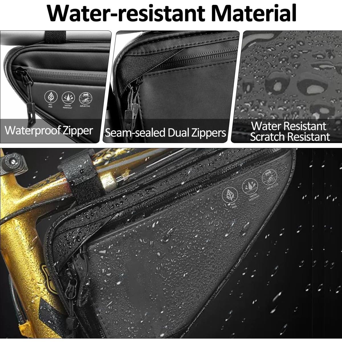 Bolsa Triangular para Marco de Bicicleta Danuosie 2L Impermeable