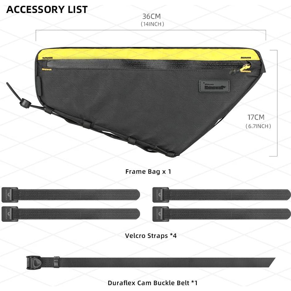 Bolsa Triangular para Marco de Bicicleta Rhinowalk 2.9L Impermeable