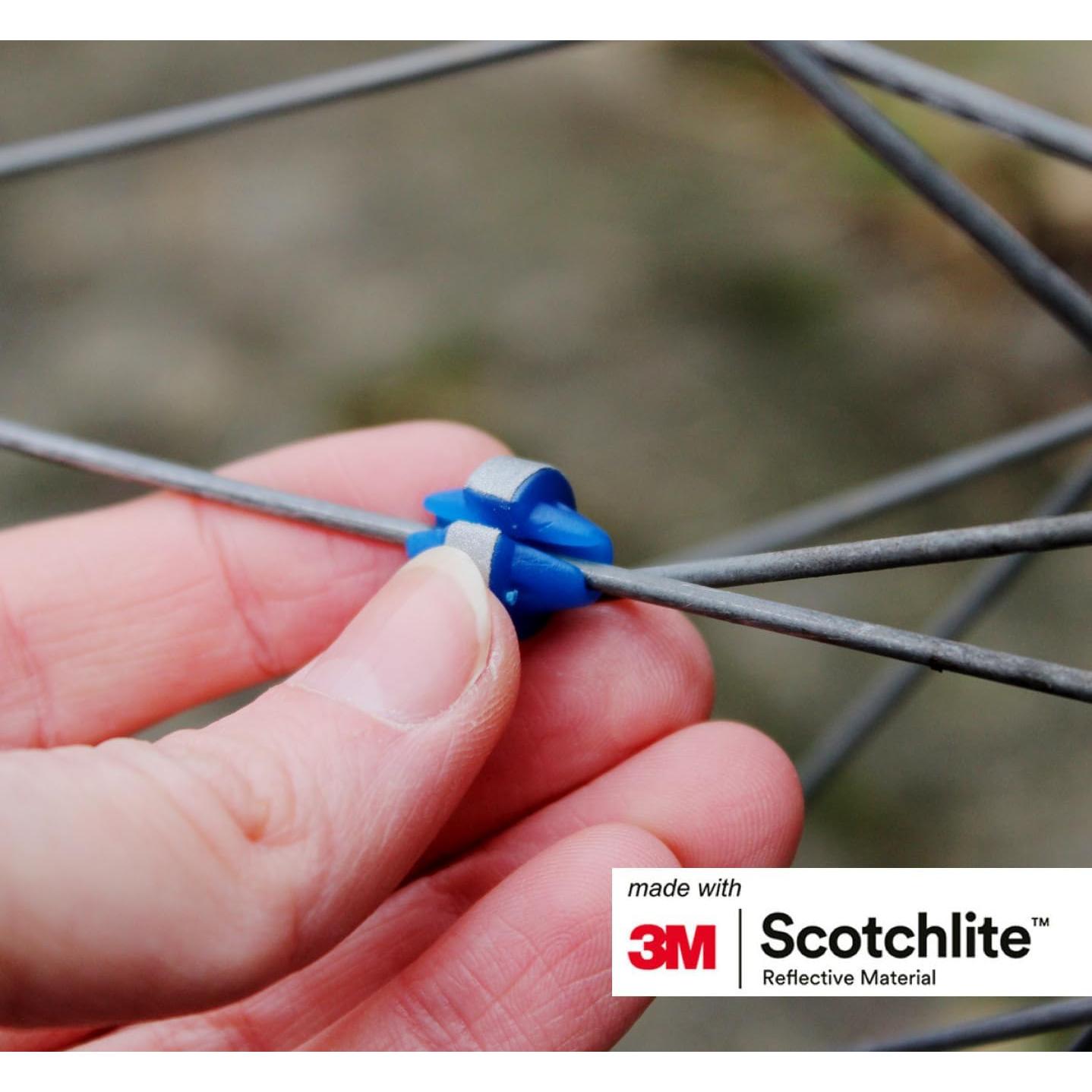 Perlas Reflectantes para Radio de Bicicleta Salzmann - 36 Piezas