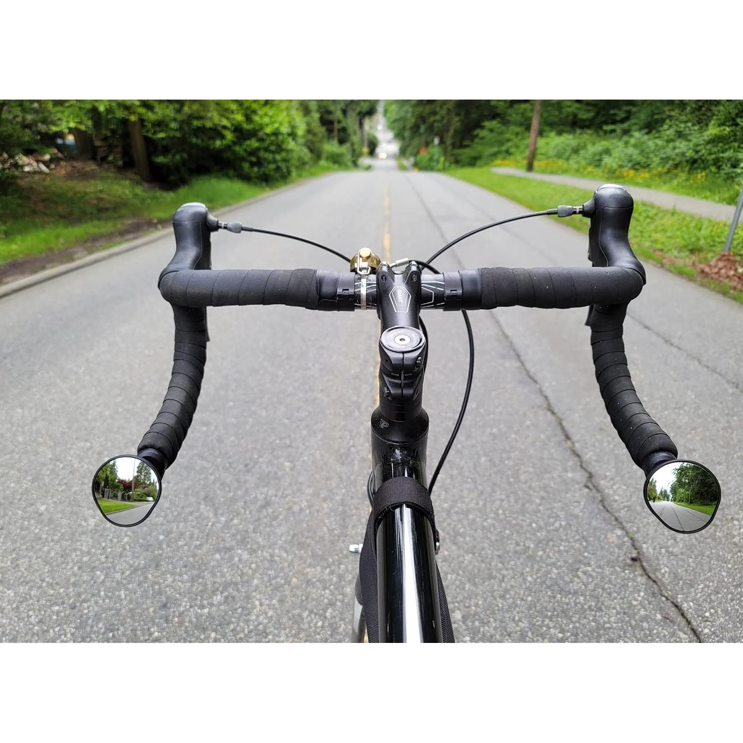 Espejo de Bicicleta Hafny HD Convexo para Manillar Drop