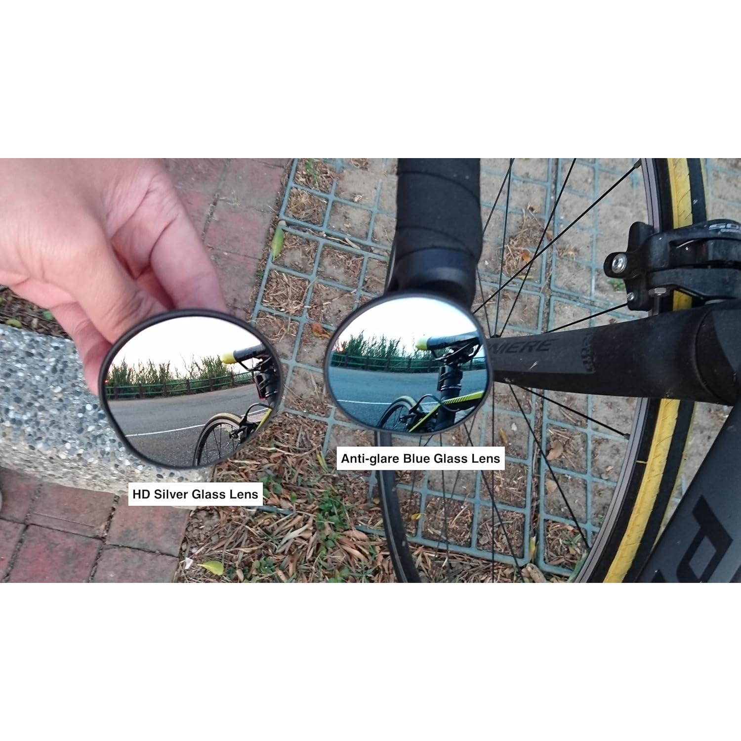 Espejo de Bicicleta Hafny HD Convexo para Manillar Drop