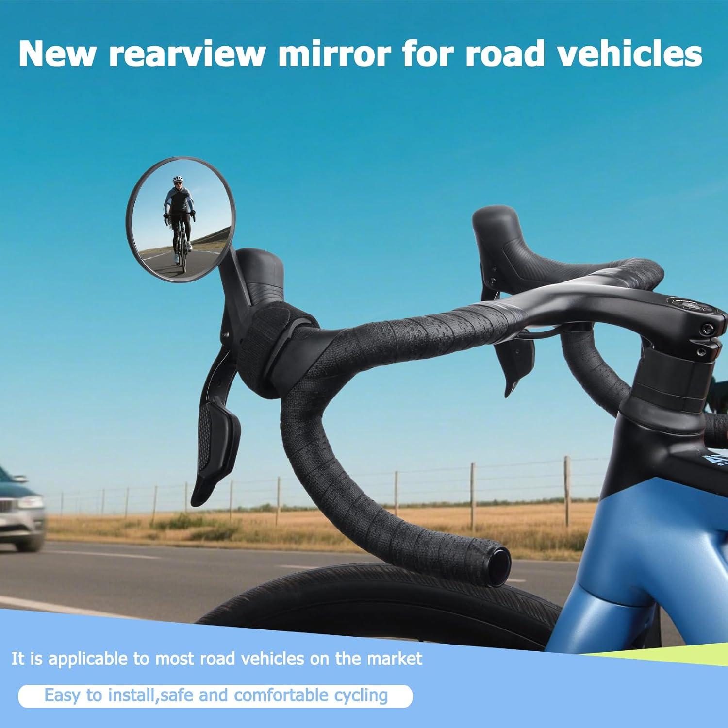 Espejo Convexo para Bicicleta de Carretera PUYUEYAO R3 Izquierda