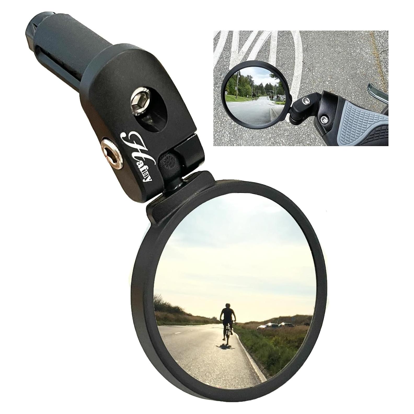 Espejo de Bicicleta Hafny HF-MR083 Ajustable 62mm Negro