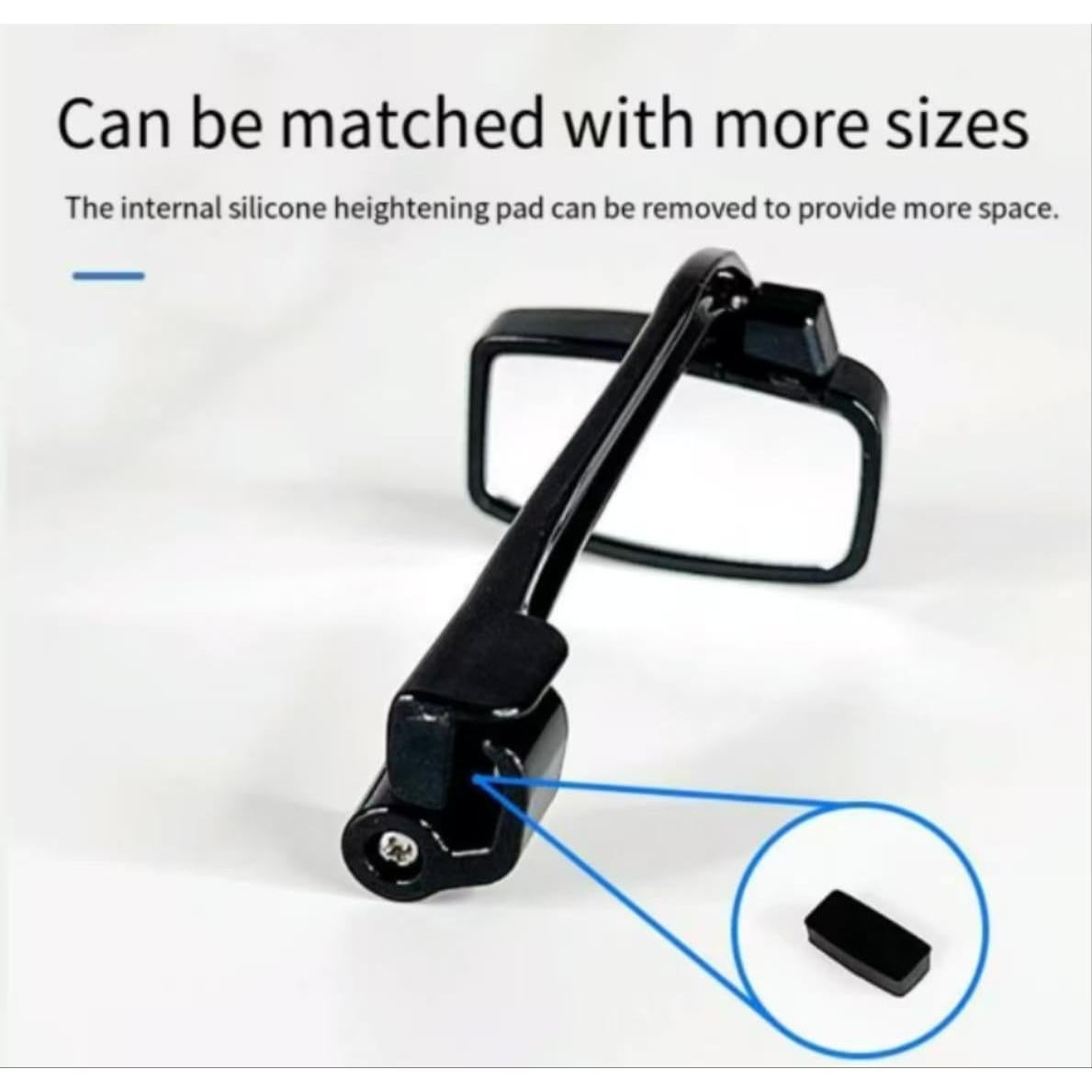 Espejo Retrovisor para Gafas de Ciclismo Genérico Ajustable 360°