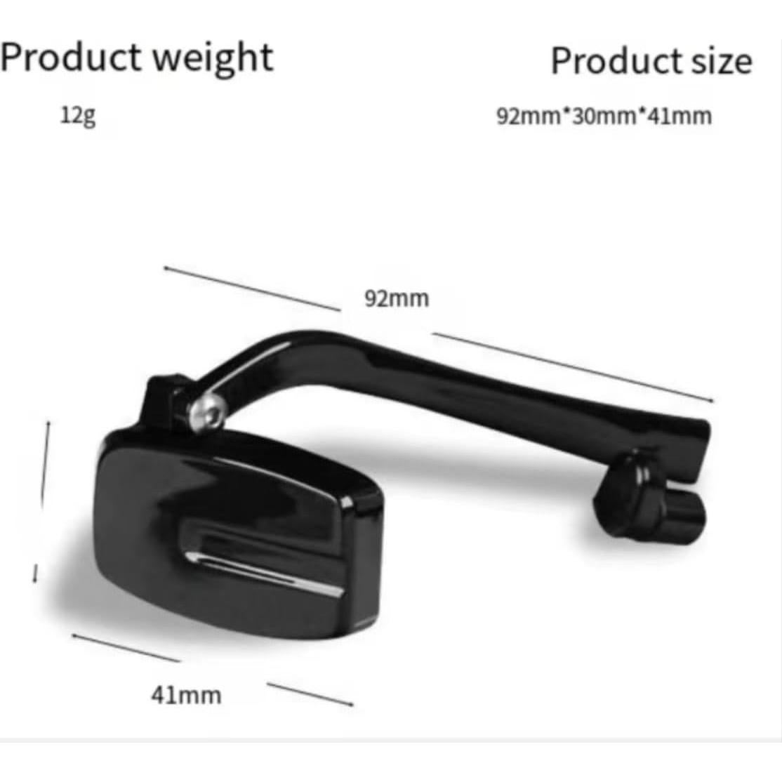 Espejo Retrovisor para Gafas de Ciclismo Genérico Ajustable 360°
