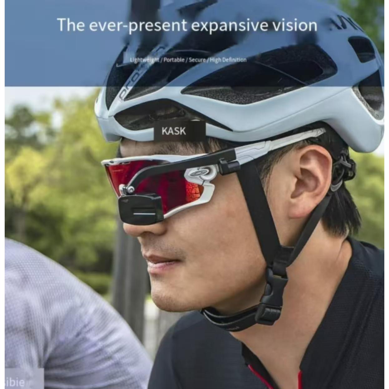 Espejo Retrovisor para Gafas de Ciclismo Genérico Ajustable 360°