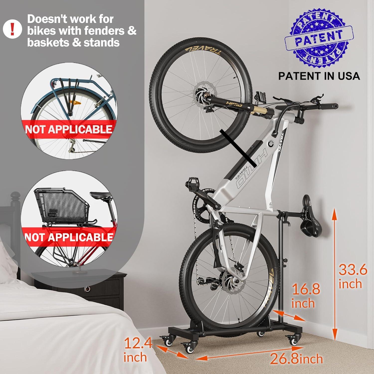 Soporte de Bicicleta Vertical Sttoraboks Ajustable 25kg