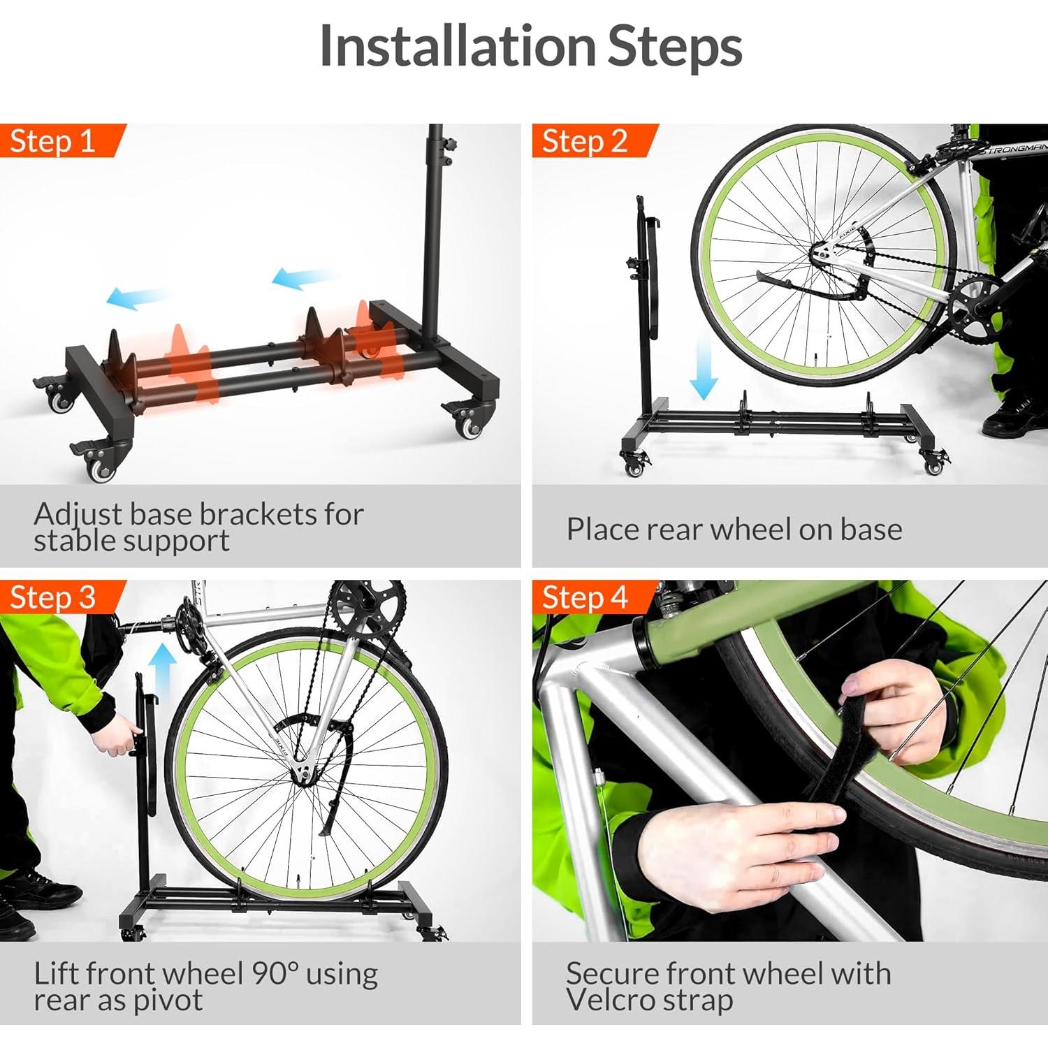 Soporte de Bicicleta Vertical Sttoraboks Ajustable 25kg